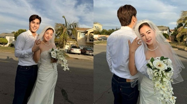 Danh hài Việt bị chồng lừa 7 tỷ rồi bỏ trốn, nay khoe 'ảnh cưới' với Á vương kém tuổi