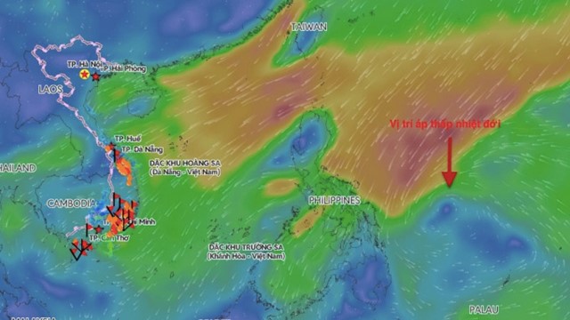 Bão số 16 có thể sắp xuất hiện