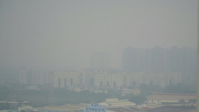 Sáng nay, chất lượng không khí tại TP. HCM báo động đỏ