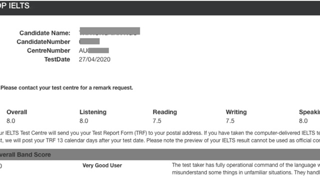 Hơn 63.000 bài thi IELTS bị sai lệch điểm
