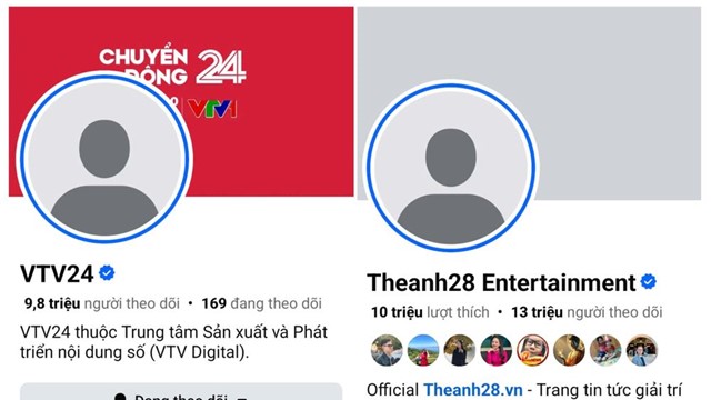 Vì sao VTV24 và hàng loạt tài khoản Facebook đột ngột gỡ ảnh đại diện trong sáng 3/1?