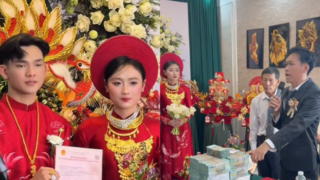 Cô gái Việt lấy chồng Campuchia, nhận quà cưới 35 tỷ và hoa cưới 300 triệu đồng, chú rể được bố vợ tặng siêu xe đi uống cà phê