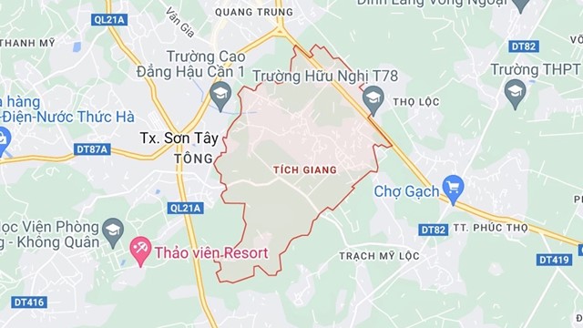 Hà Nội: Thông báo đấu giá đất tại huyện Phúc Thọ