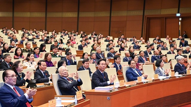 Tổng Bí thư Nguyễn Phú Trọng dự khai mạc Kỳ họp bất thường lần thứ 5