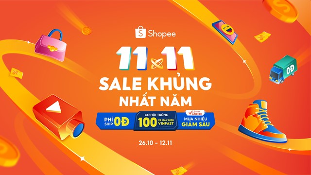 Loạt ưu đãi, giảm giá “khủng” tại sự kiện mua sắm lớn nhất năm của Shopee