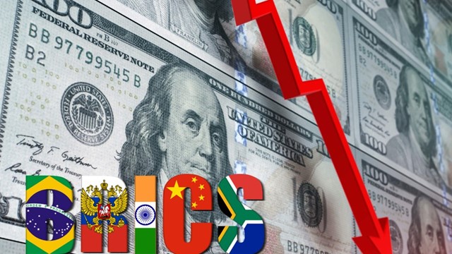 BRICS cùng đồng nhân dân tệ Trung Quốc ‘tung đòn’ liên tiếp nhằm phi USD hóa bằng mọi cách, nước Mỹ đối diện nguy cơ?