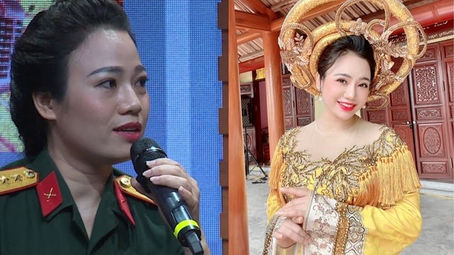 Nữ Trung tá quân đội quê Thái Bình mới 40 tuổi đã lên NSND, được mệnh danh là Hoa khôi làng chèo, đồng nghiệp xuất sắc của Đại tá Tự Long