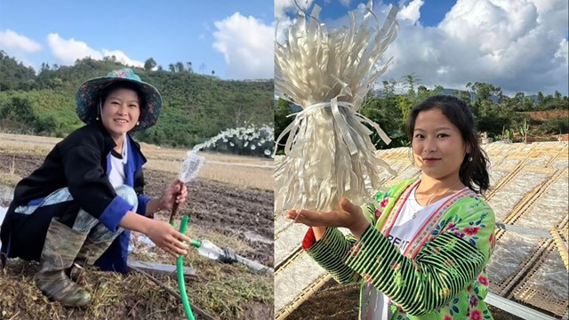 Cô gái dân tộc 23 tuổi là 'trùm' miến dong nổi tiếng cả nước: Từng nghèo không có tiền đi đẻ, nay doanh thu 4 tỷ/tháng, tài sản nhiều người mơ