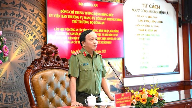 Thứ trưởng Bộ Công an giao nhiệm vụ quan trọng cho công an 3 tỉnh