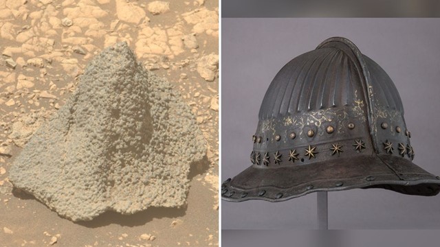 NASA bất ngờ phát hiện 'mũ bảo hiểm' lạ thường trên sao Hỏa
