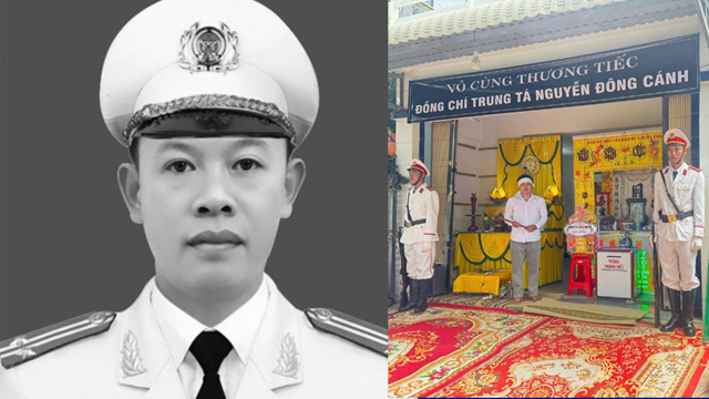 Truy thăng cấp bậc hàm cho Thiếu tá Nguyễn Đông Cánh