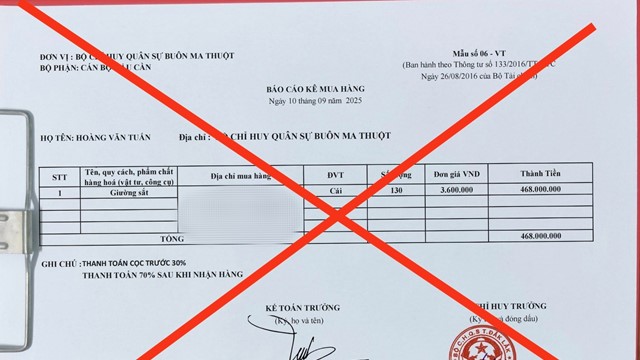 Công an Đắk Lắk phát cảnh báo quan trọng liên quan đến ‘Cán bộ Bộ Chỉ huy Quân sự’