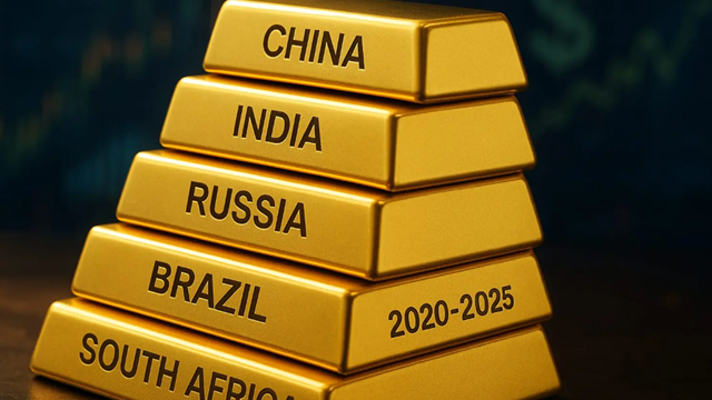 Mua hơn 600 tấn vàng bất chấp giá tăng chưa từng có, 5 quốc gia trụ cột BRICS toan tính gì? 