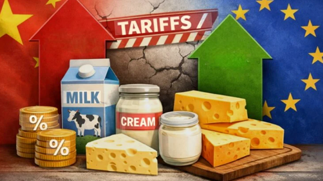 Nóng: Trung Quốc áp thuế 42,7% lên sữa của EU, thổi bùng chiến tranh thương mại