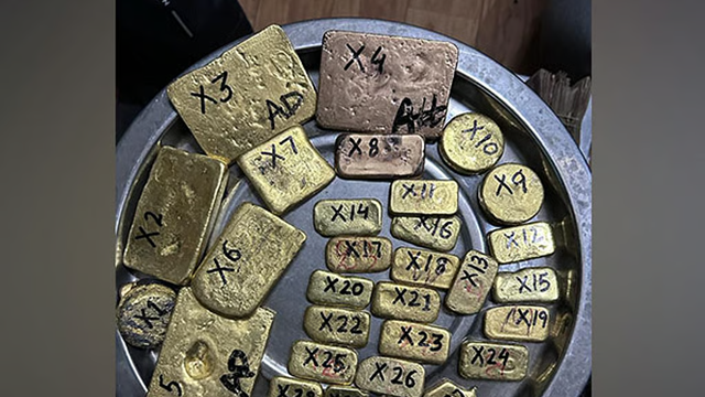 Tịch thu 6kg vàng thỏi, trị giá hơn 20 tỷ của người đàn ông đi xe máy