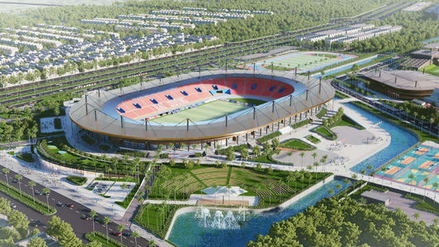 Việt Nam sắp có sân vận động 30.000 chỗ trong khu liên hợp hơn 28ha: Đối diện trung tâm thương mại 1.200 tỷ, tọa lạc tại TP nhỏ nhất cả nước
