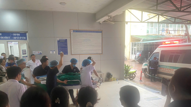 Bắt 'nóng' nghi phạm đâm trọng thương hai nhân viên y tế ở Nghệ An