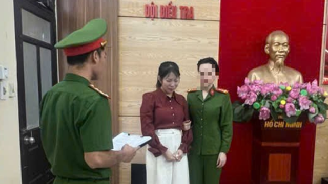 Khám xét, bắt cựu nhân viên ngân hàng sinh năm 1987