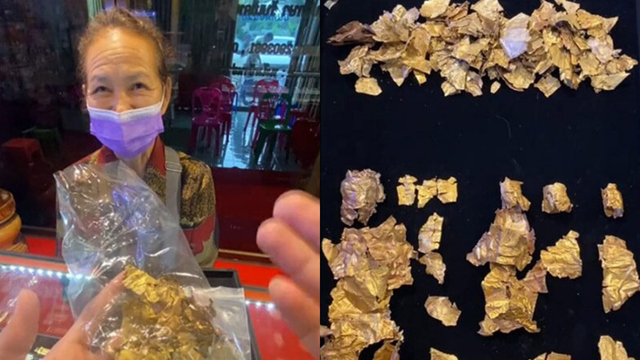 Đang nhổ cỏ, cụ bà bỗng nhặt được mớ vàng trị giá gần 82 triệu đồng