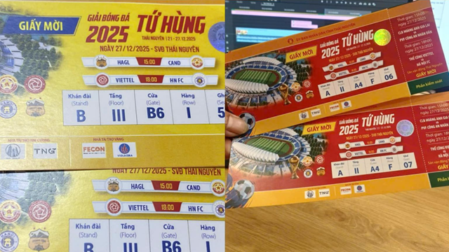 Một giải bóng đá phát thông báo nóng đến toàn bộ người dân