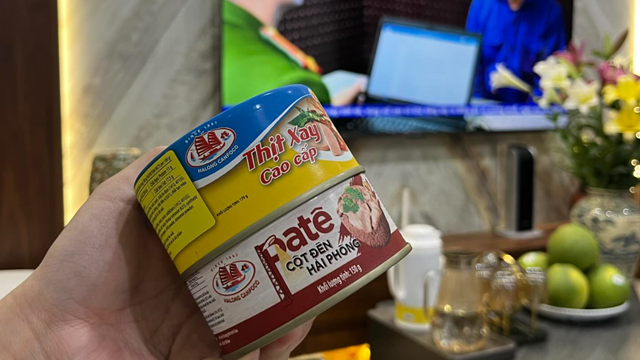 Ngoài pate, nhiều sản phẩm của Đồ hộp Hạ Long dương tính với virus tả lợn châu Phi và vi khuẩn Salmonella spp