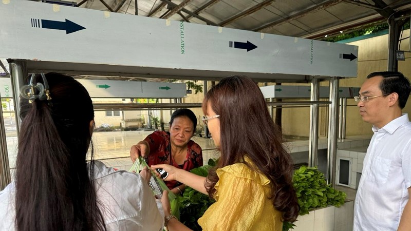 Nam Từ Liêm: Chợ dân sinh Phú Đô chính thức hoạt động